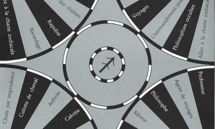 Pendule : Charte du Sagittaire