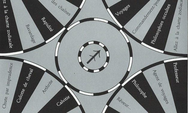 Pendule : Charte du Sagittaire