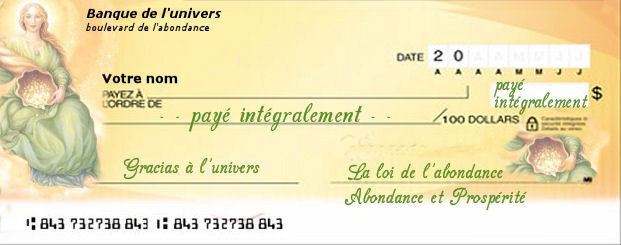 Cheque abondance