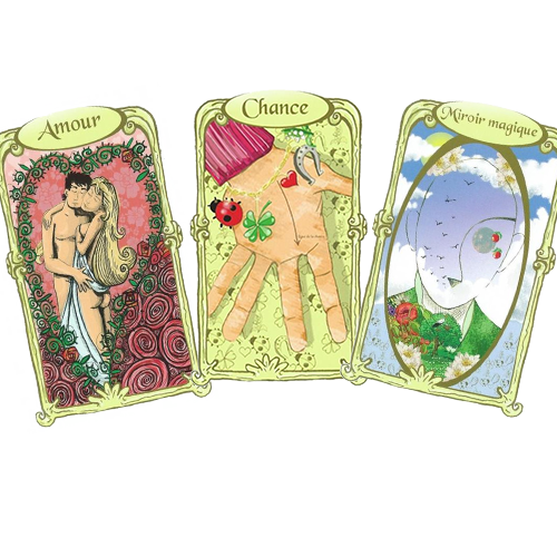 Tirage-3-cartes-Oracle des Miroirs Voyance fiable, tirage carte